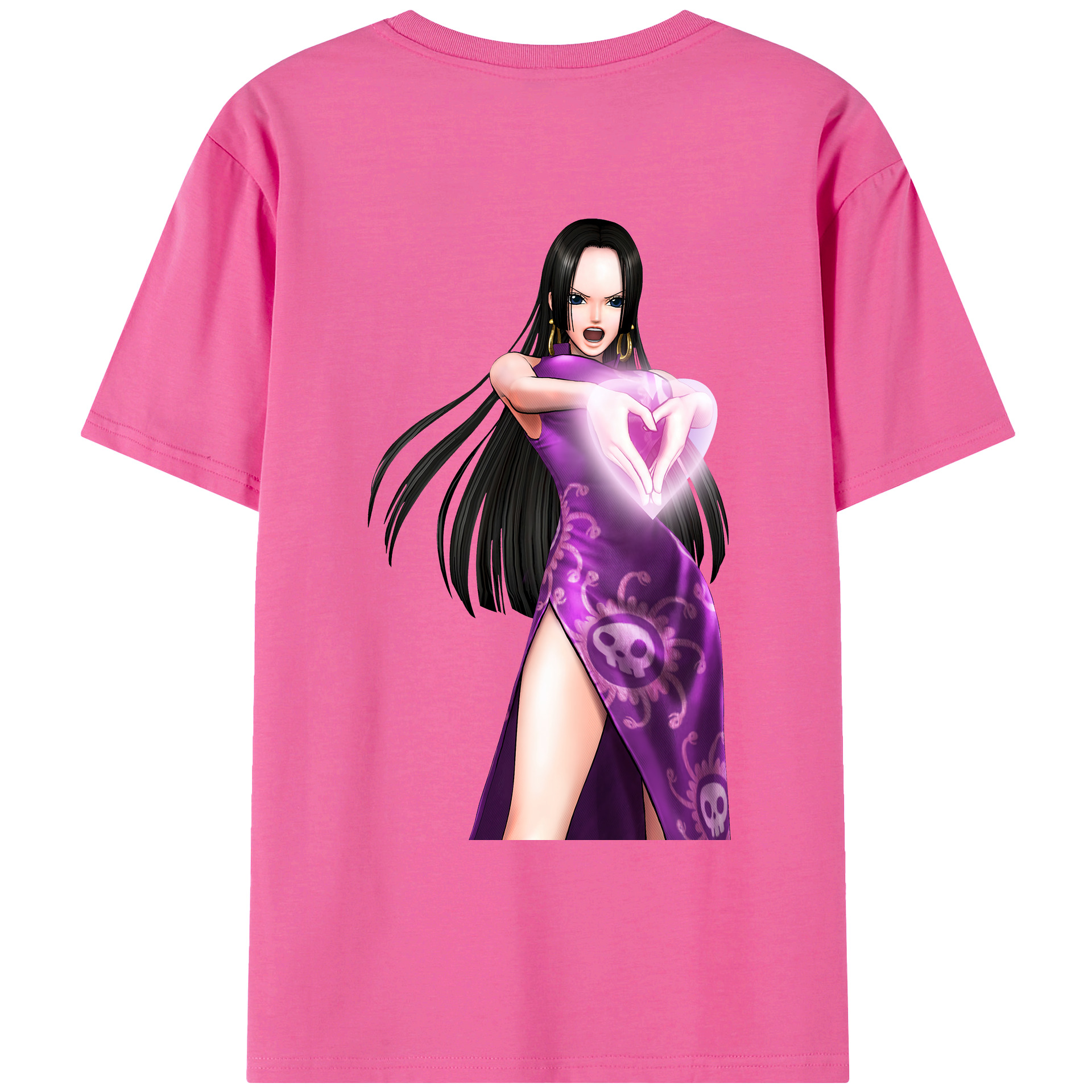 ワンピース ボア・ハンコック ONE PIECE Boa·Hancock レディース半袖Tシャツ(バックプリント)